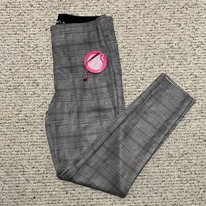Plaid Pull On Dress Pants - NEW with TAGS!